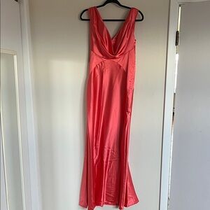 Vince Camuto Coral Backless Dress